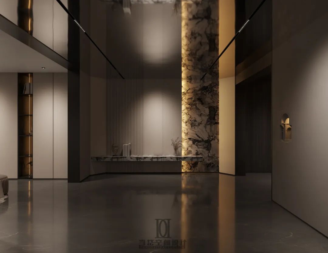 金茂国际 700 平米私宅丨当岱空间设计-14