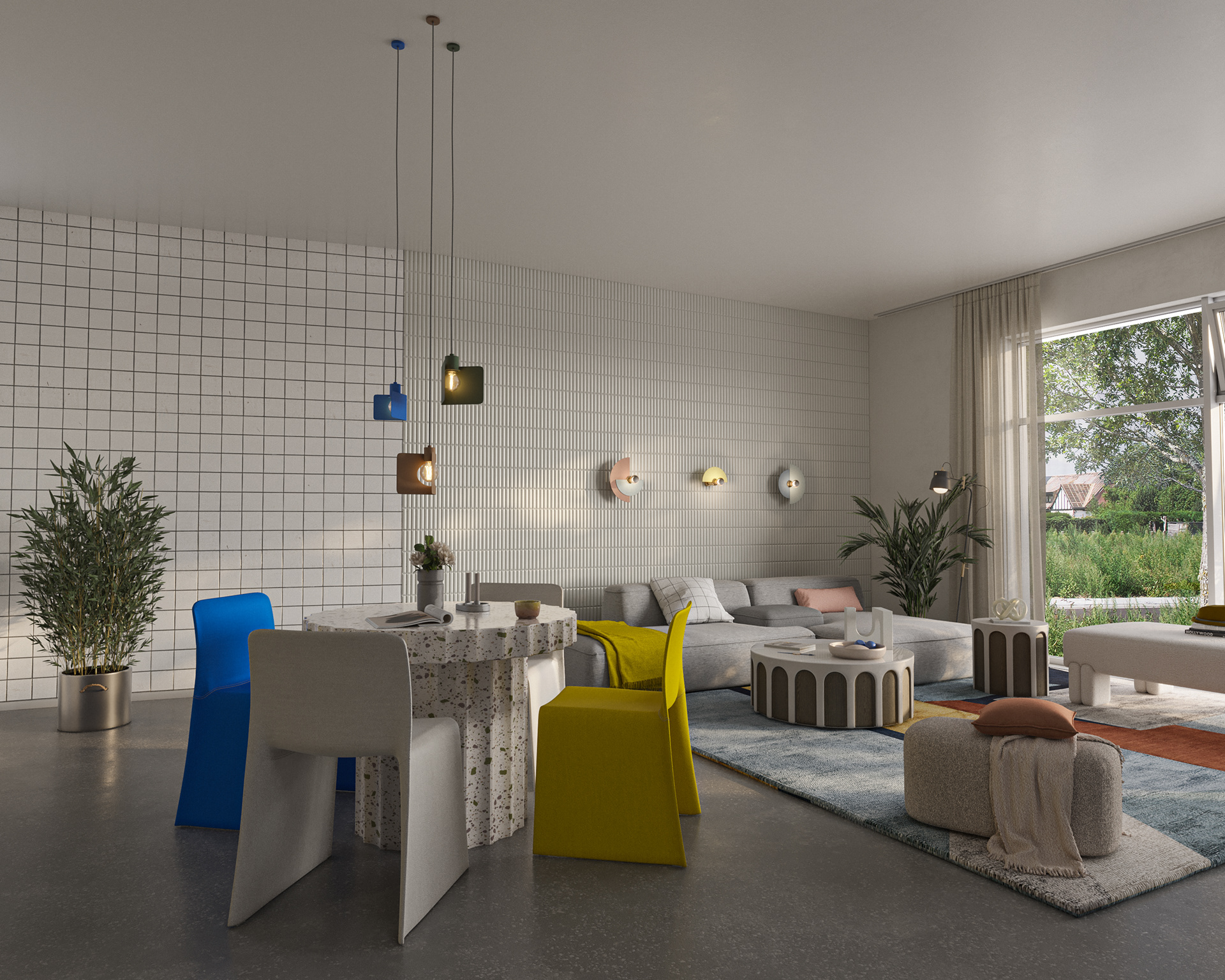 乌克兰国旗配色公寓概念项目-8