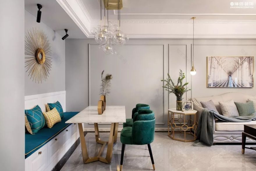 江北美式轻奢三口之家,幸福空间诠释生活美学-44