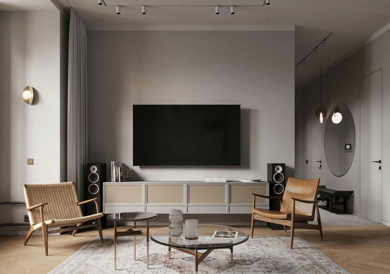 极简优雅的 106㎡无欲无求之家-0