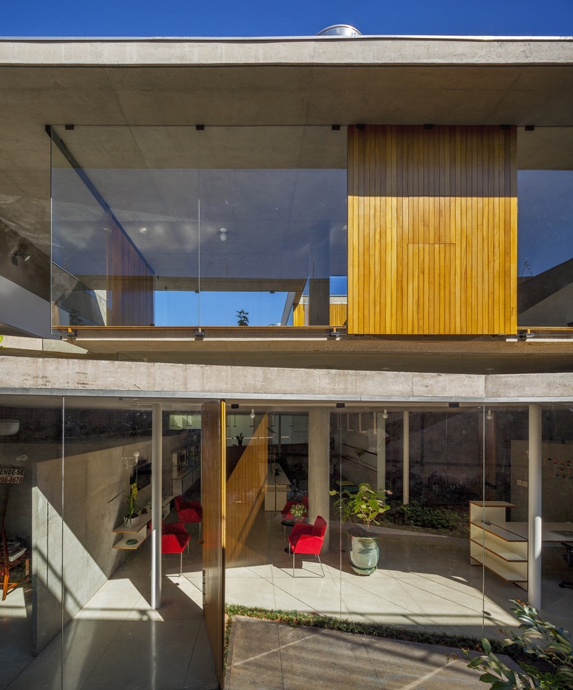 巴西奥兰蒂亚住宅 · 共生设计展现居住与工作空间-20