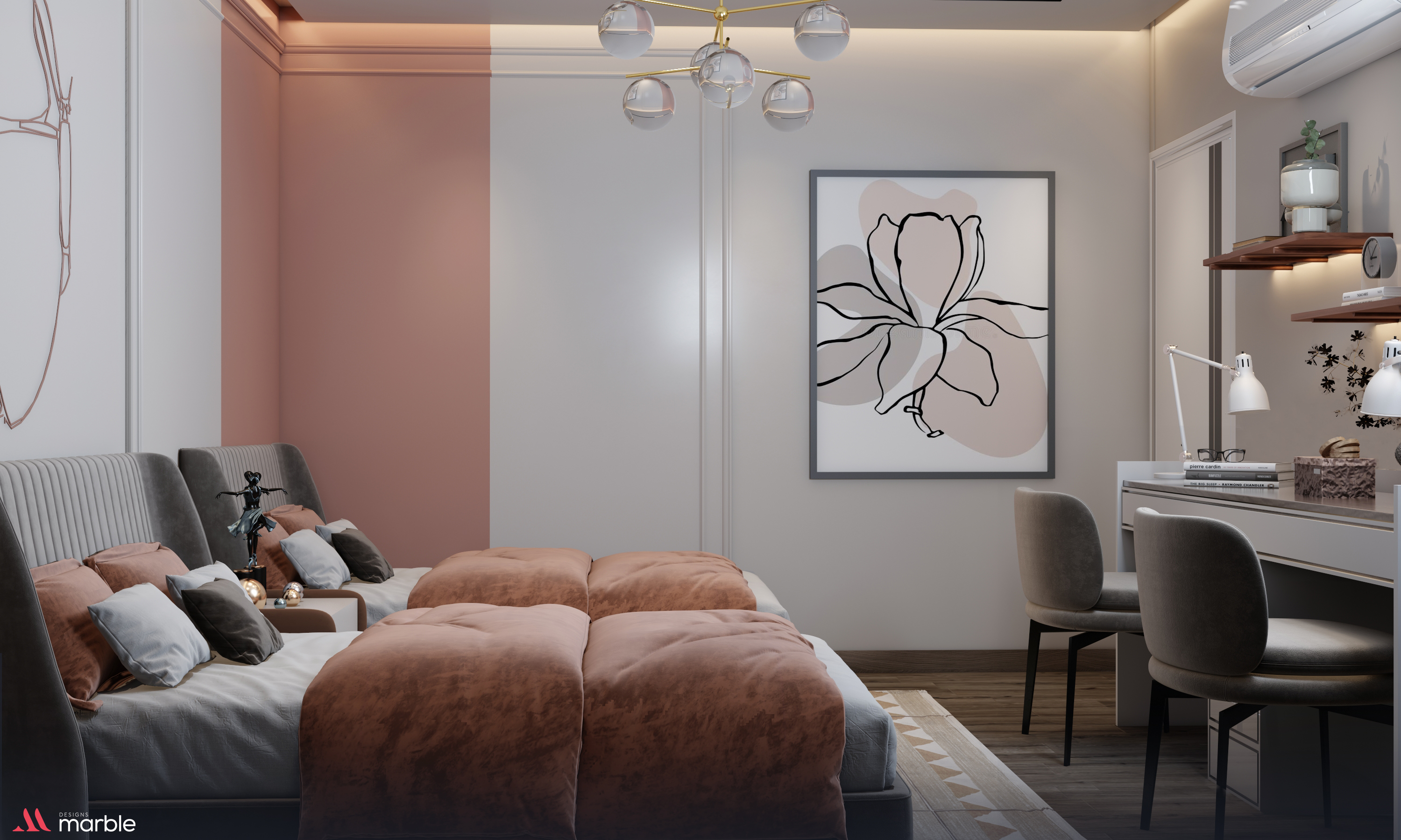 女孩卧室丨埃及开罗丨Rana Hamdy-9