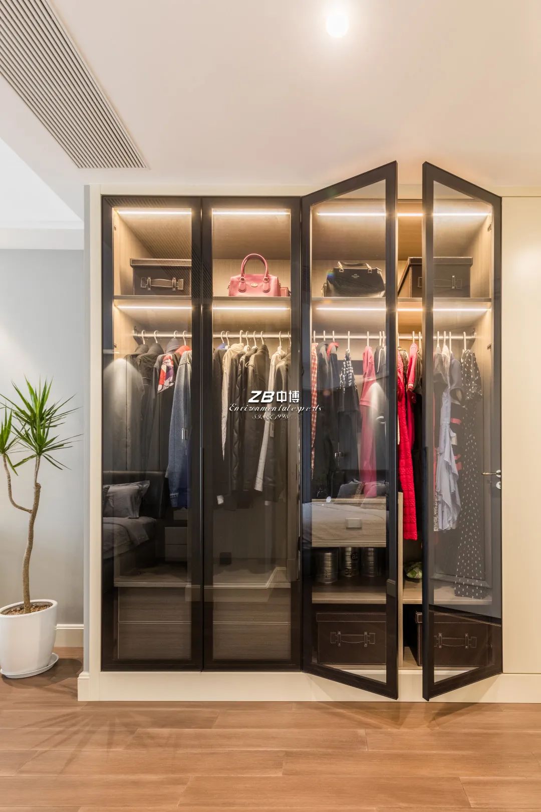 ZB design | 同事115平超有质感的轻奢风，效果好到没朋友！-55