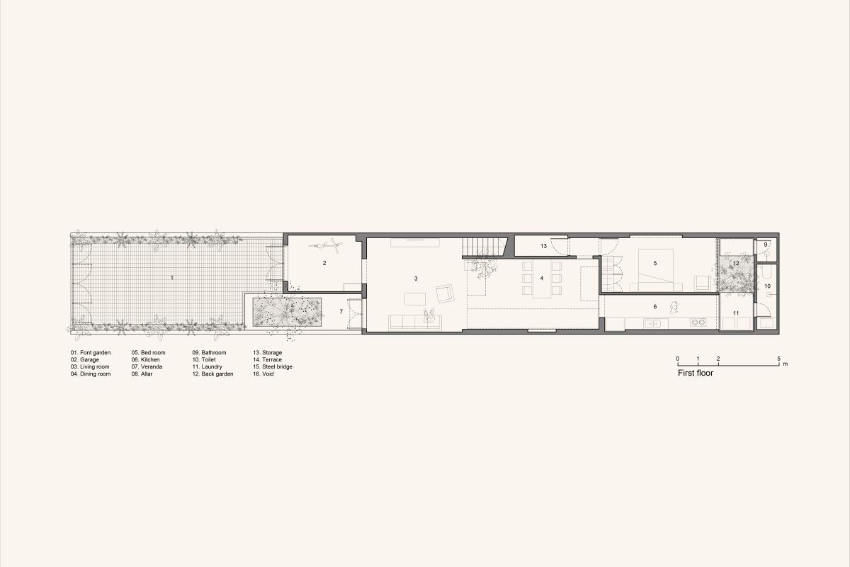 现代家居 BiBi House | 自然连接的开放式空间设计-13