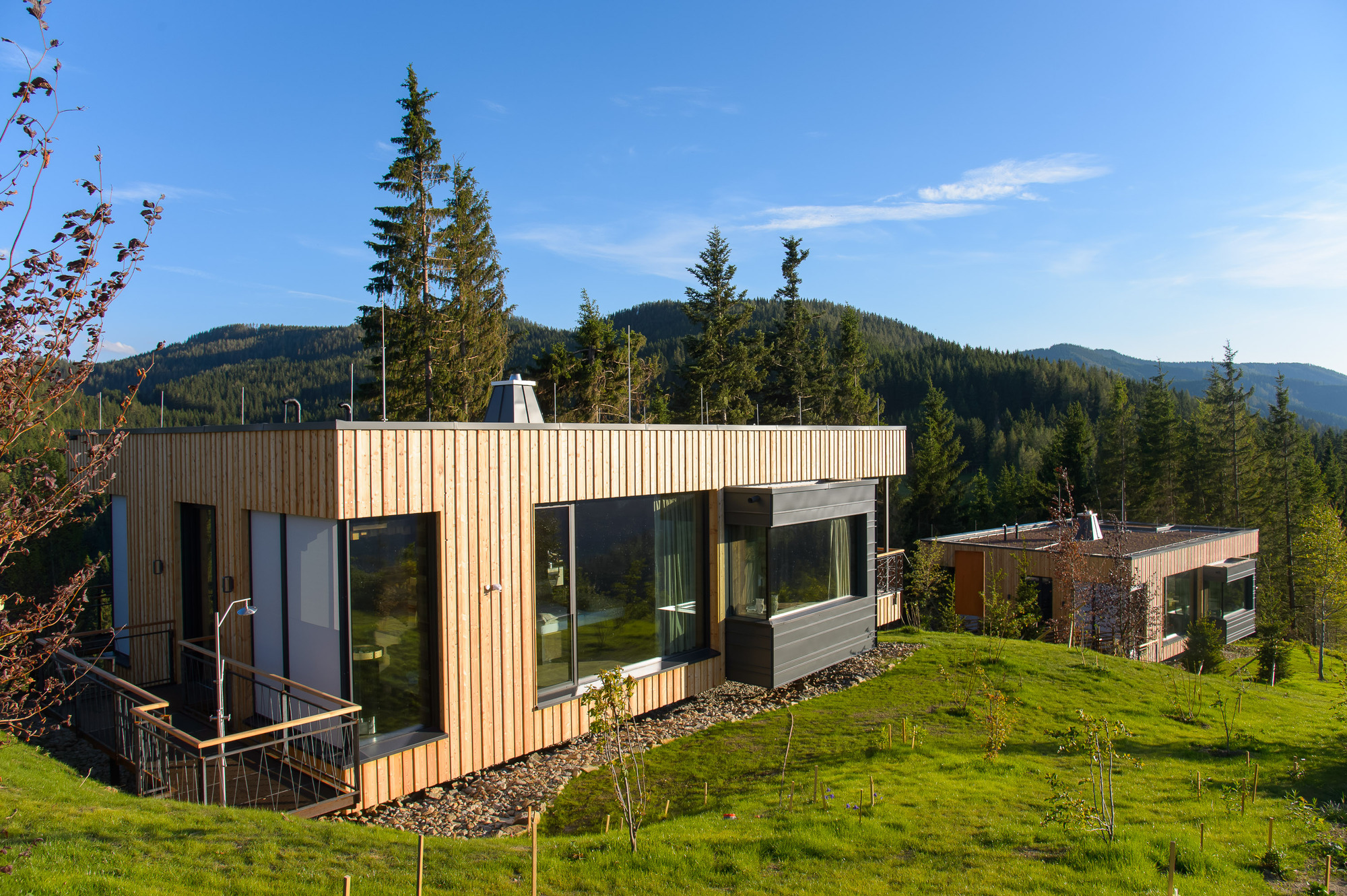 奥地利山景木屋丨Viereck Architects-16