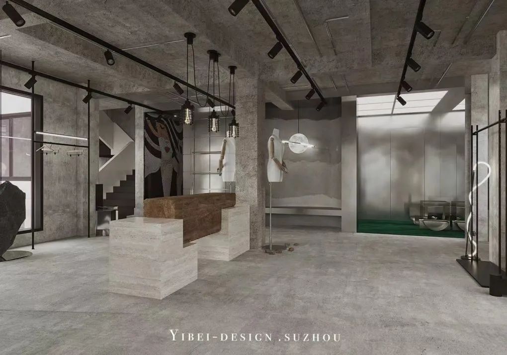 工业风混搭中古商业空间设计丨中国苏州丨一贝设计-18