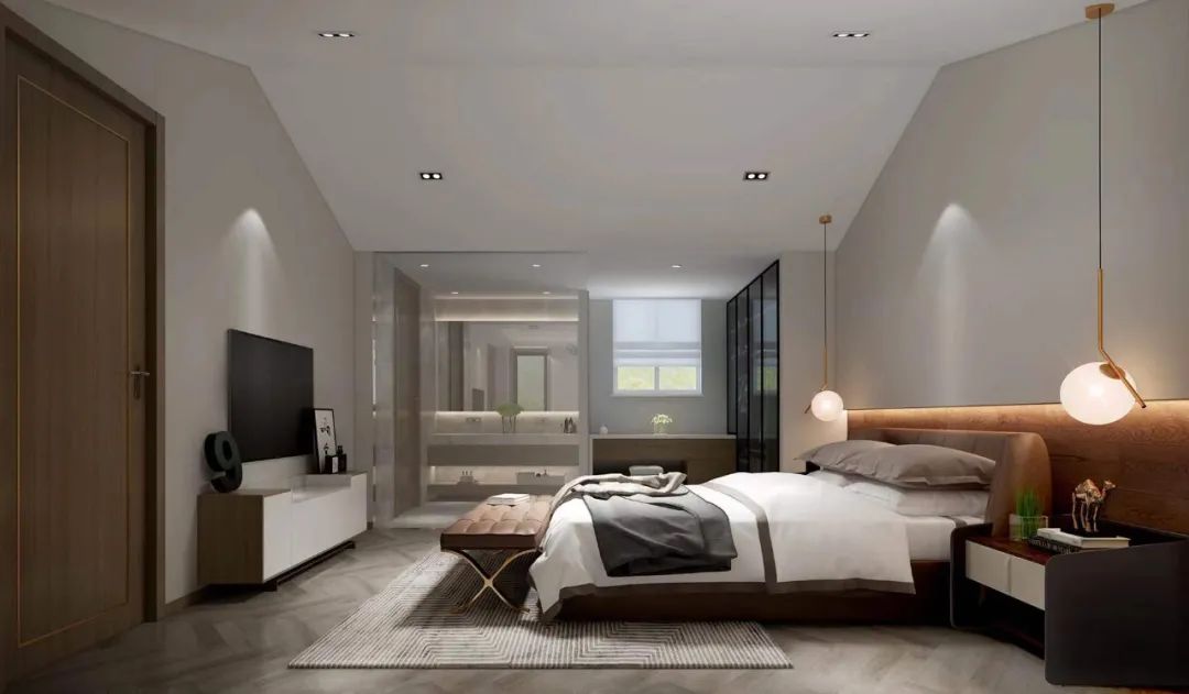 远洋天著 480㎡轻奢混搭风,打造和谐而多彩的家-86