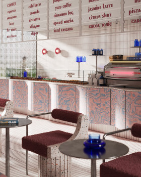 噗噗与酿造咖啡馆——室内设计概念