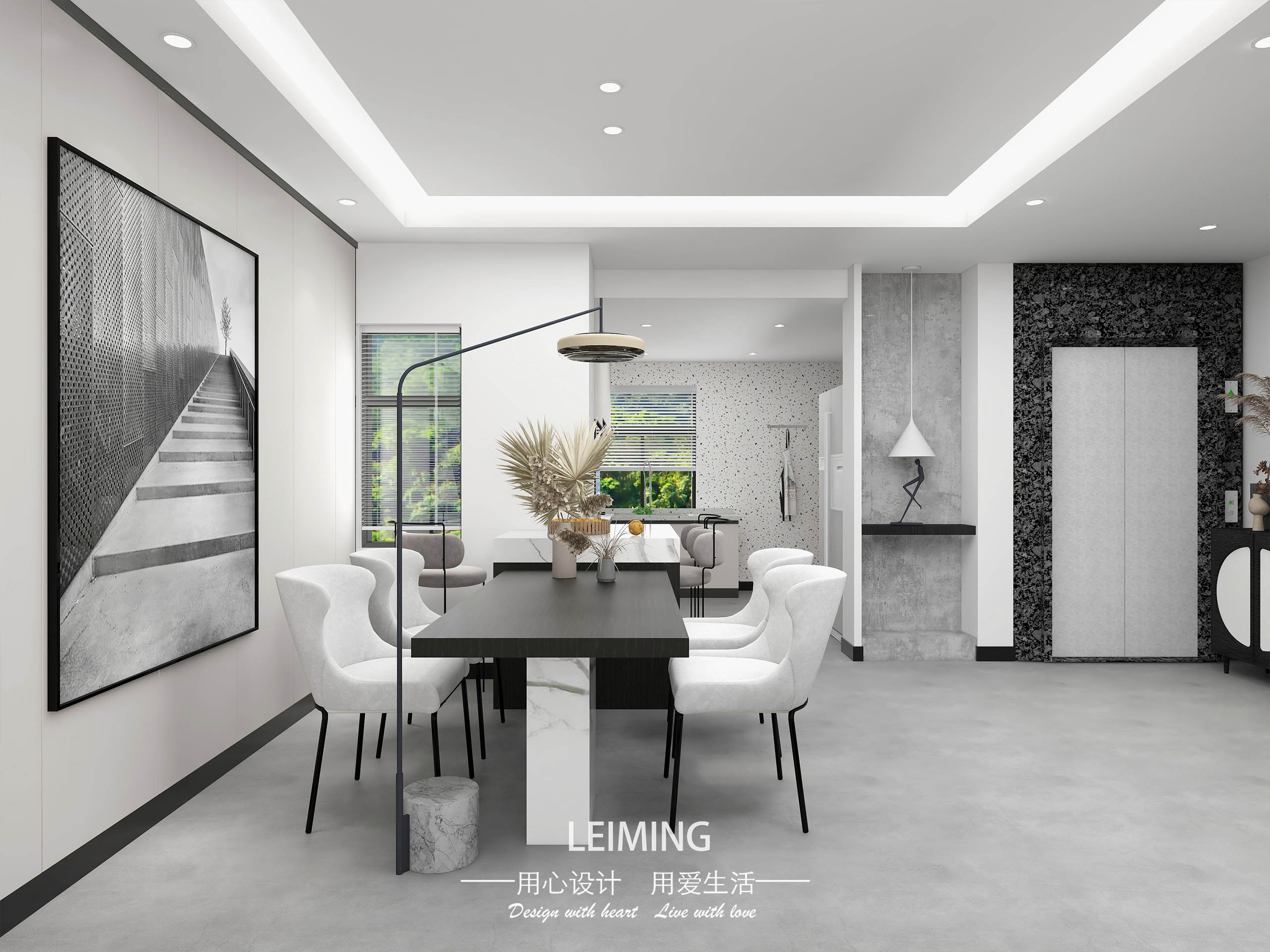 当代艺简家装空间设计丨雷铭-14