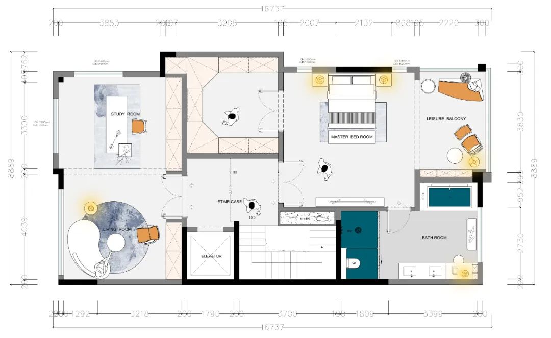 《雁鸣墅语》现代轻奢联排别墅丨青马别墅设计-88