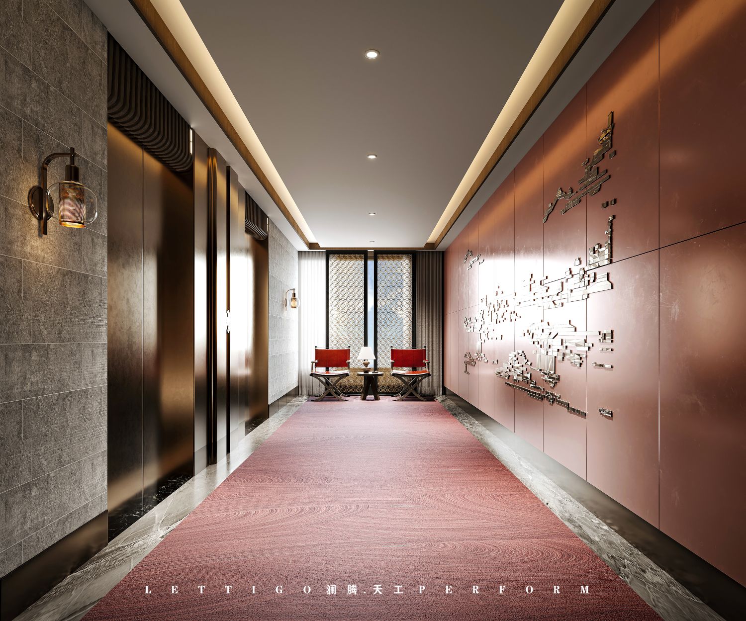 工装|混搭风酒店公共空间-2