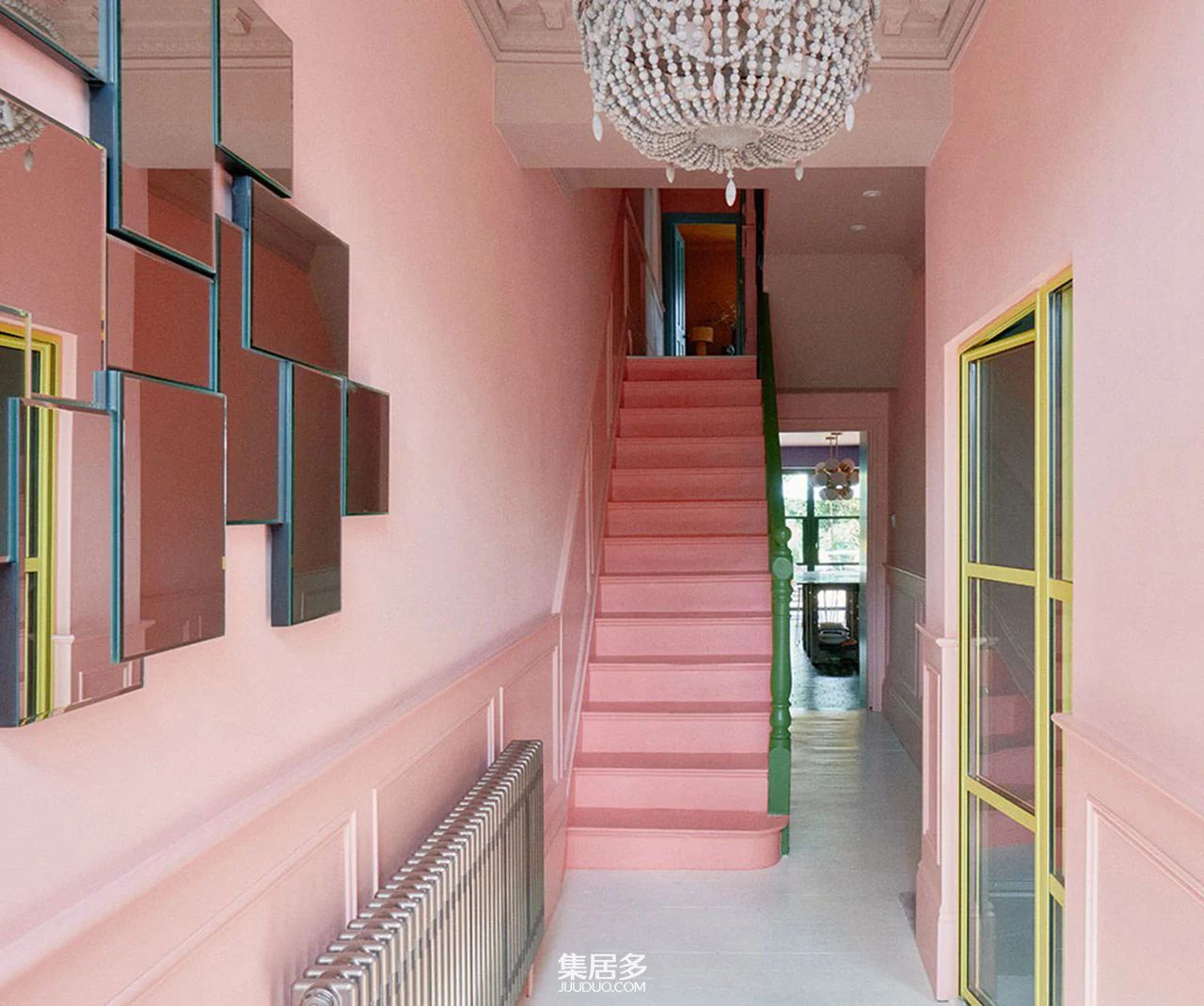 伦敦大胆色彩住宅丨英国伦敦-12