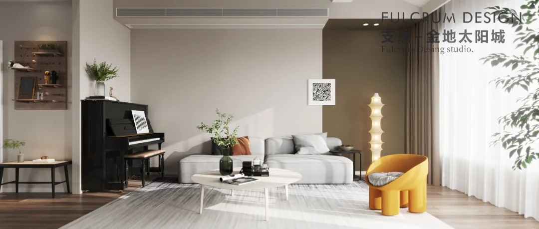 金地太阳城 200㎡现代跃层住宅丨支点环境艺术设计-3