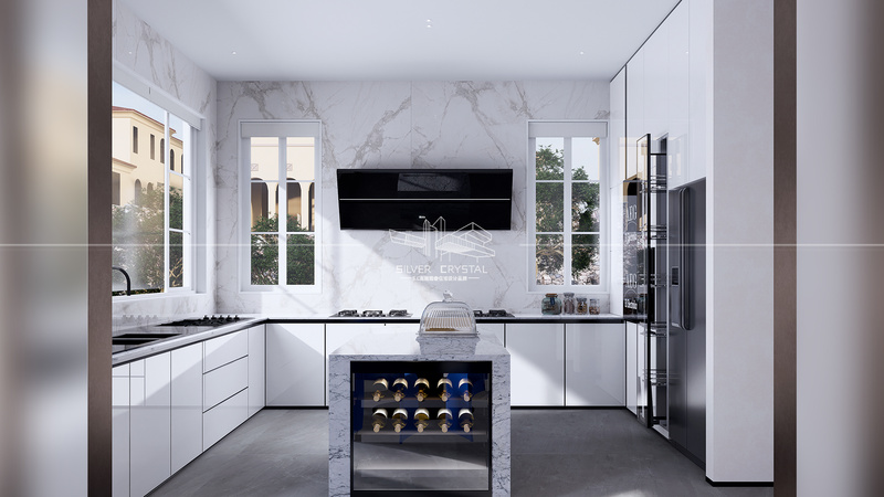 美林湖冯府壹号楼 鱼骨设计诠释极简奢华-17