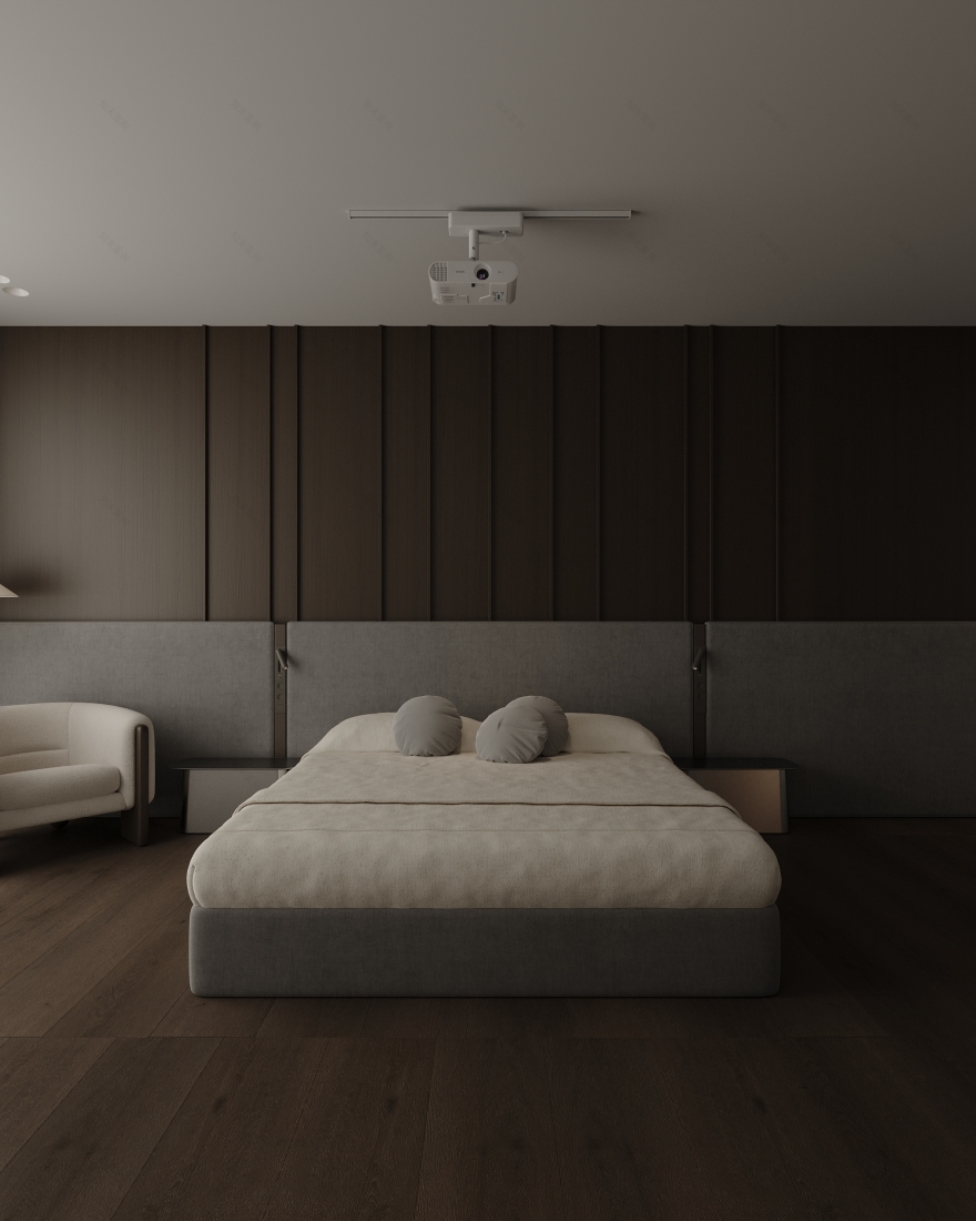 3D可视化的极简主义室内设计-8