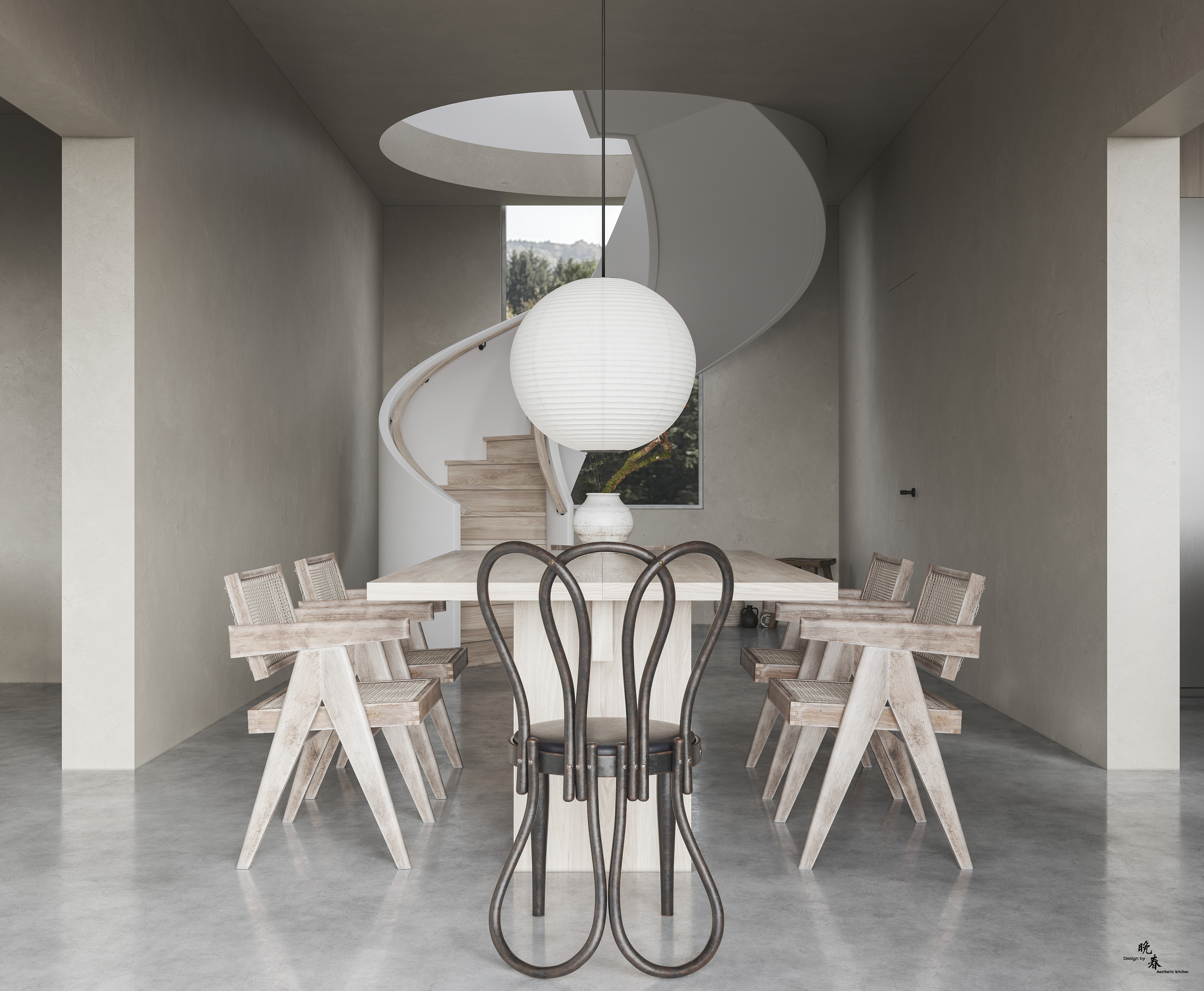 受阿呆很咸老师启发的喜剧室内设计-11