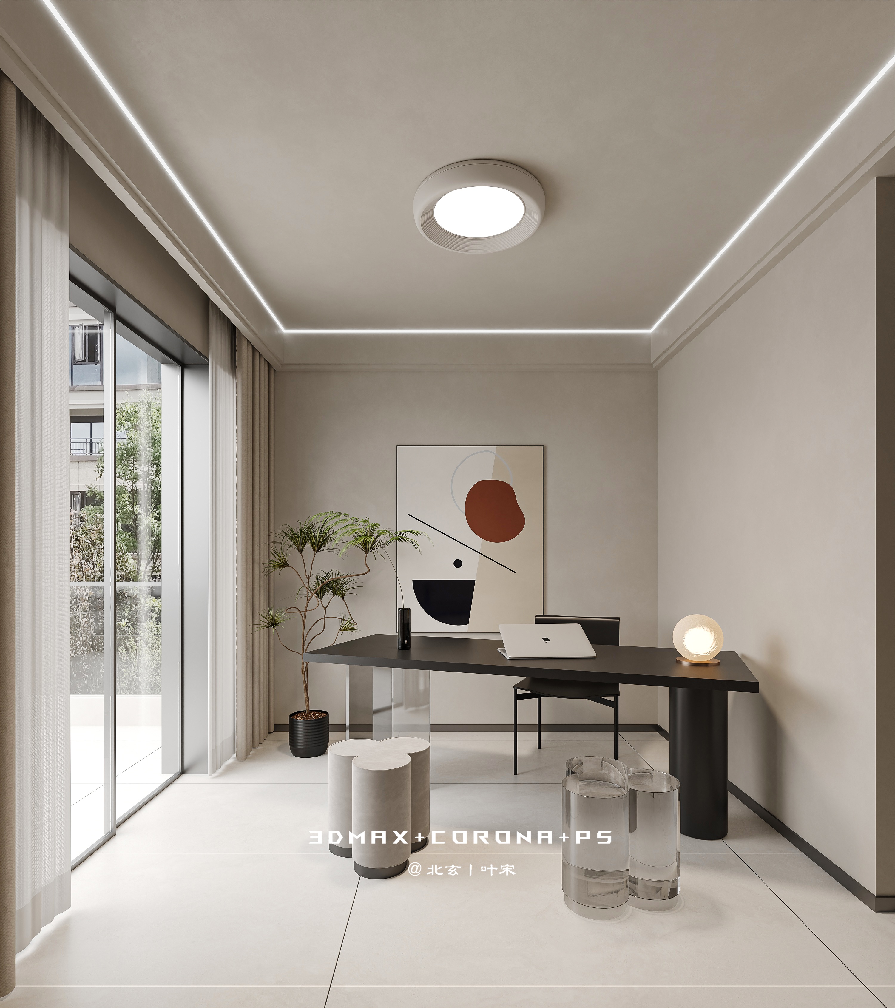 把家“减”到最舒服的状态丨现代简约别墅-22