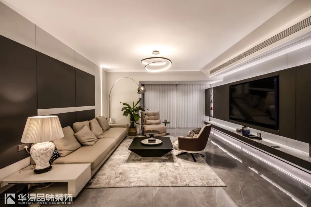 简约高级感江景大宅的改造之路丨广州华浔品味设计有限公司-28