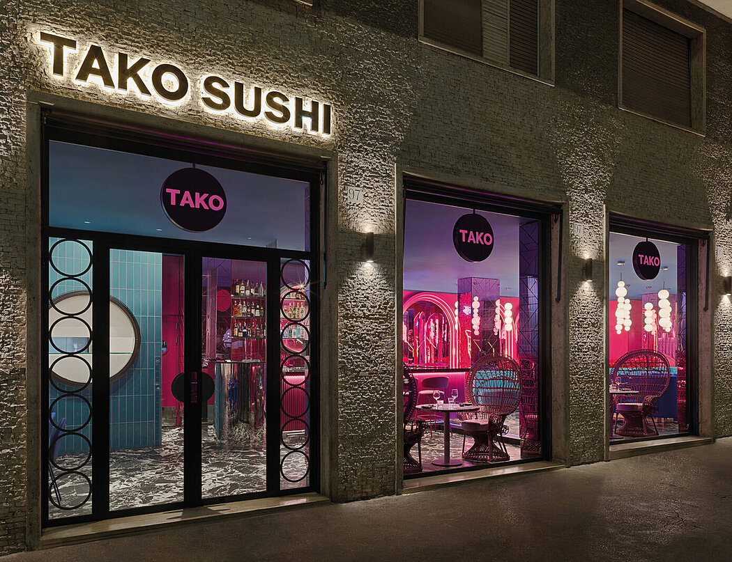 TAKO 寿司餐厅及鸡尾酒吧丨意大利罗马丨Daniela Colli-15