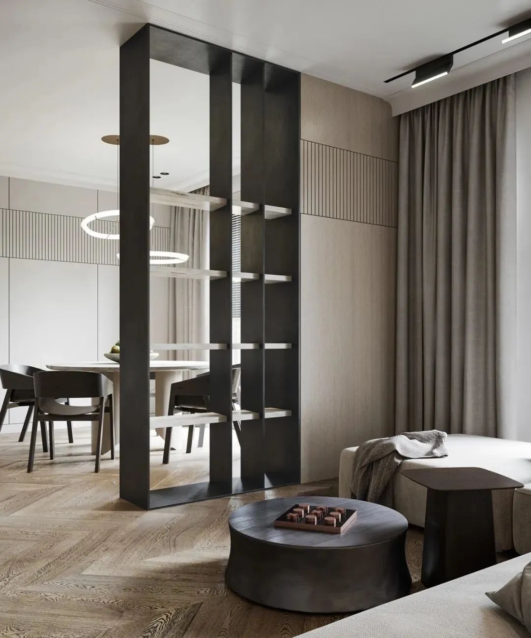 105㎡现代简约风住宅设计丨俄罗斯圣彼得堡丨Lizaveta Kuzmenka-14