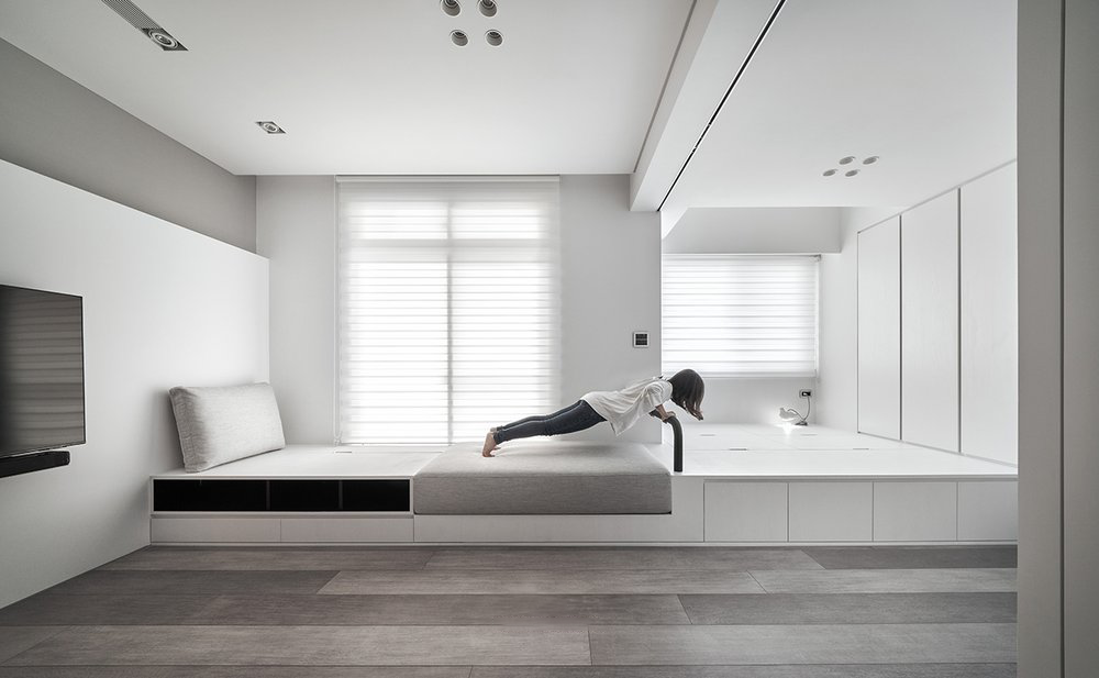 不定义空间的多功能小宅，62㎡旧房改造 | 虫点子新作-31