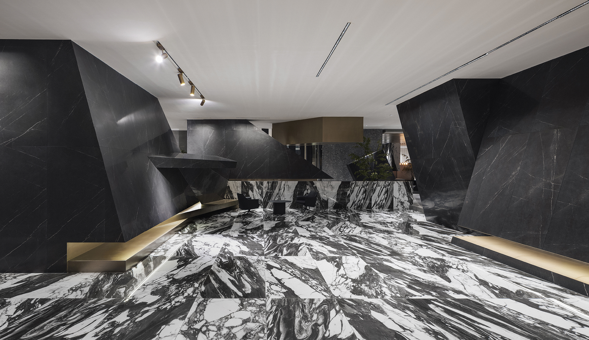 陶瓷瓷砖概念展示店的园林空间设计-13