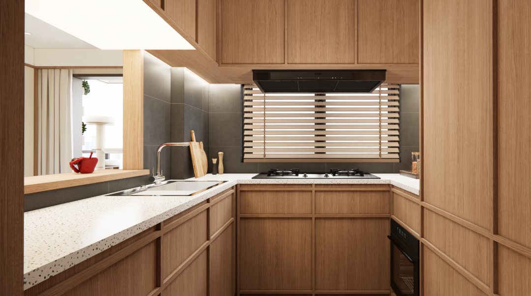 蔚蓝左岸花园现代原木风样板间丨中国深圳-26