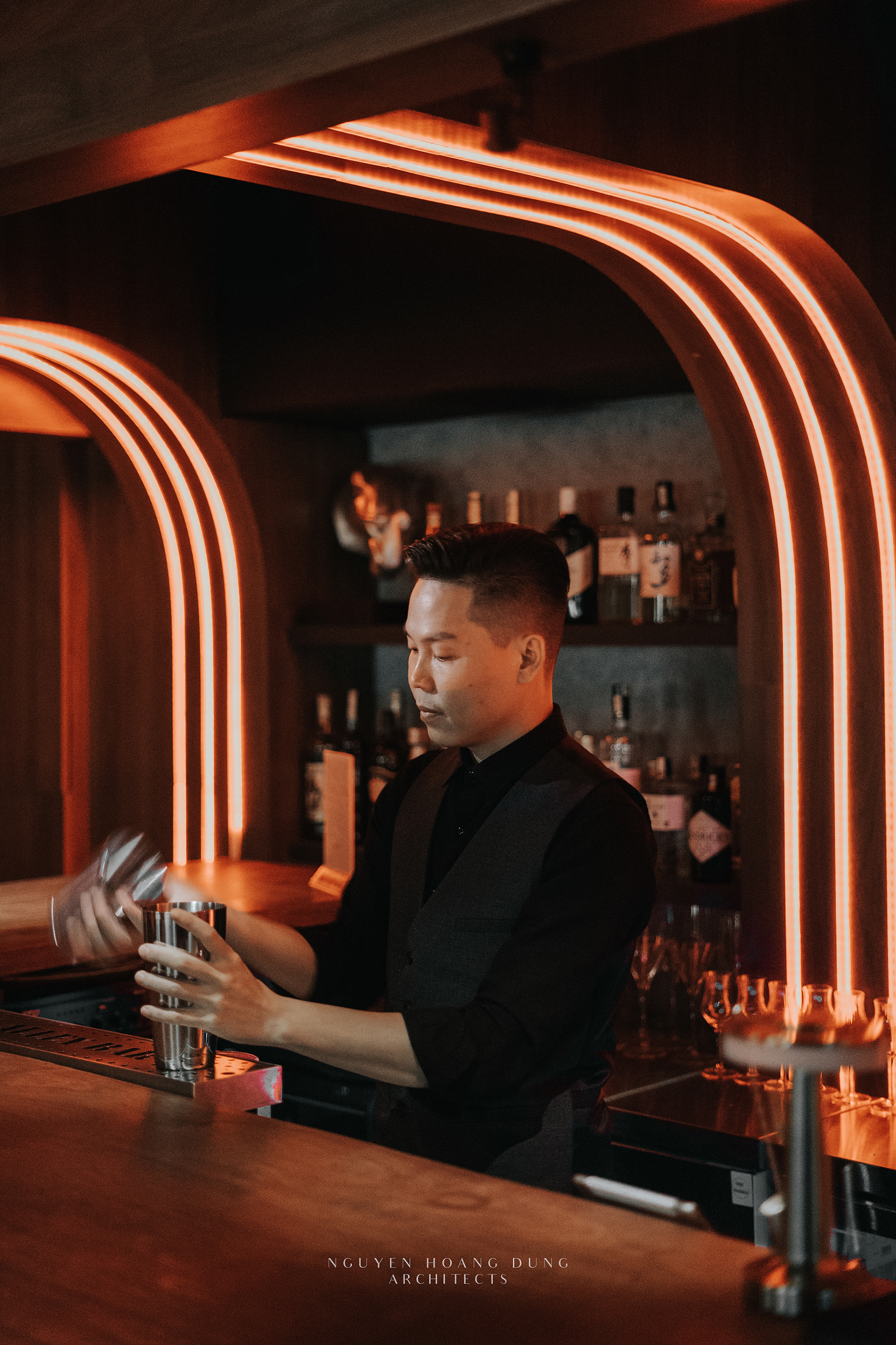 ALLEY WHISKY  COCTAIL PUB 设计丨越南河内丨NGUYEN HOANG DUNG ARCHITECTS-11