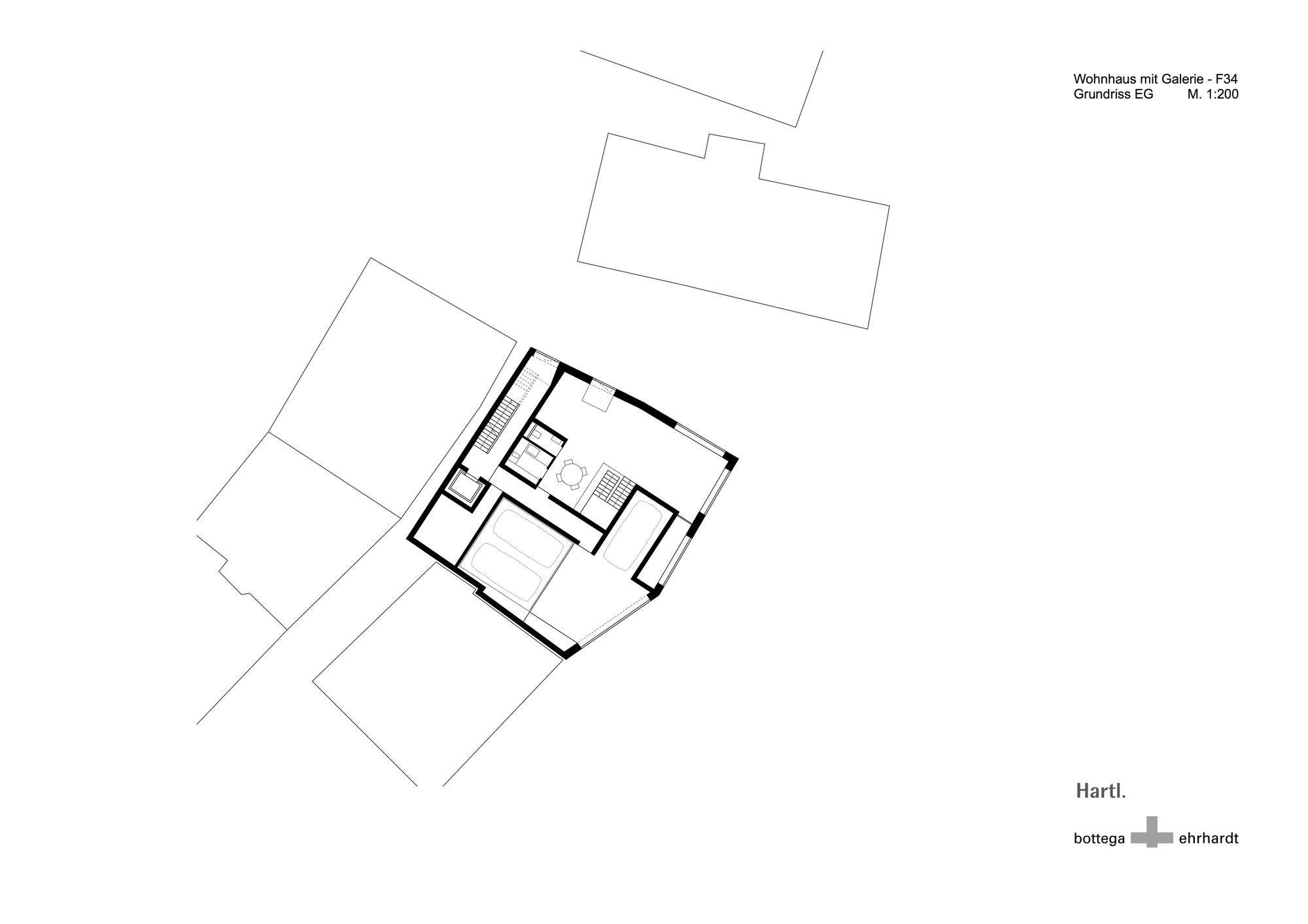 乌尔姆历史古城新公寓楼,双坡屋顶与玻璃底商空间设计-25