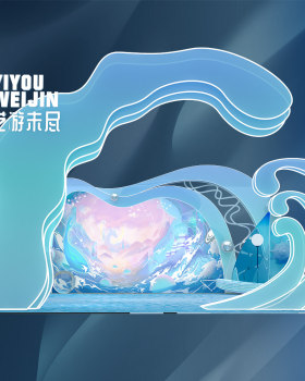 ocean海洋风格艺术馆美陈
