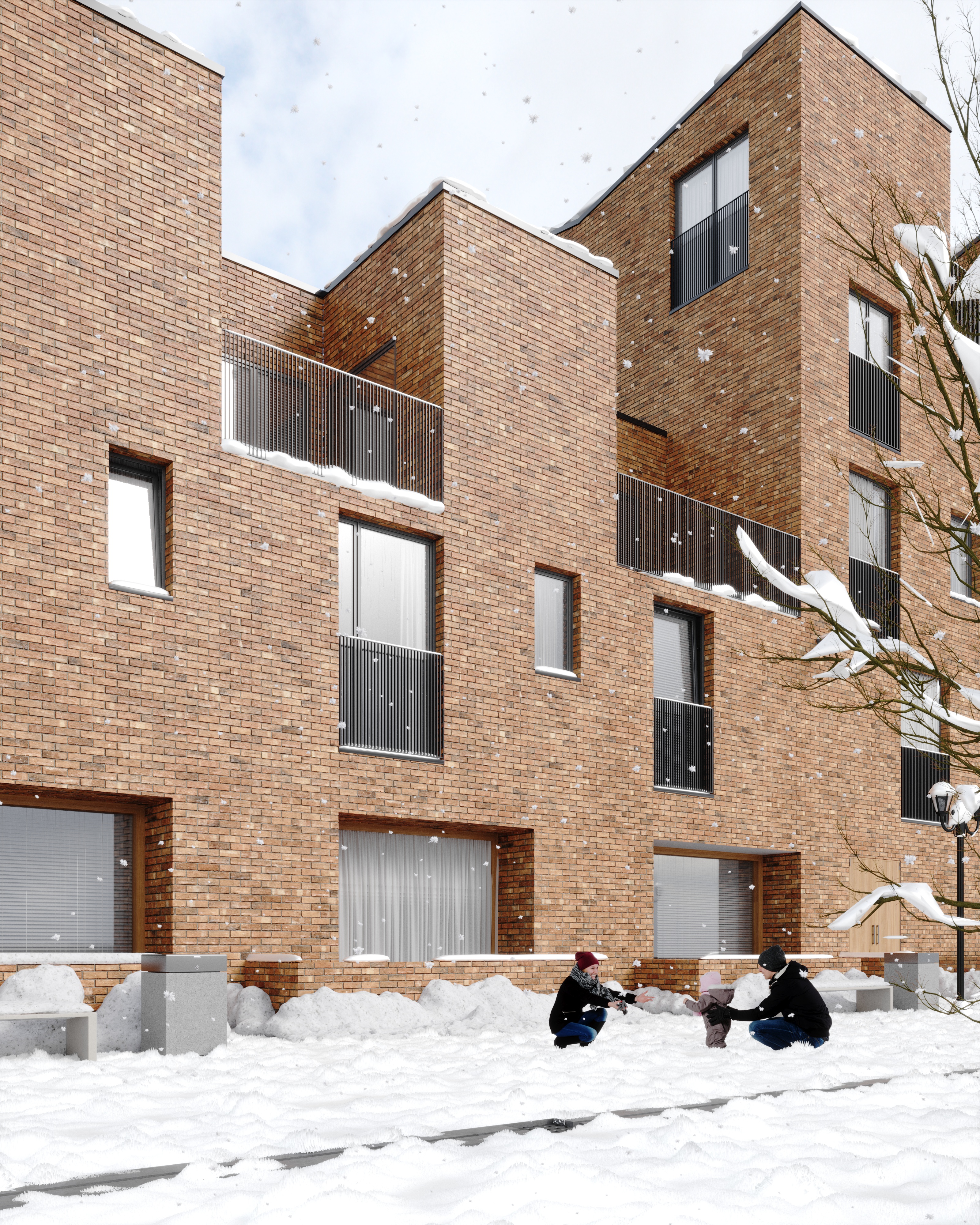 Brentford Lock West - SNOW-5