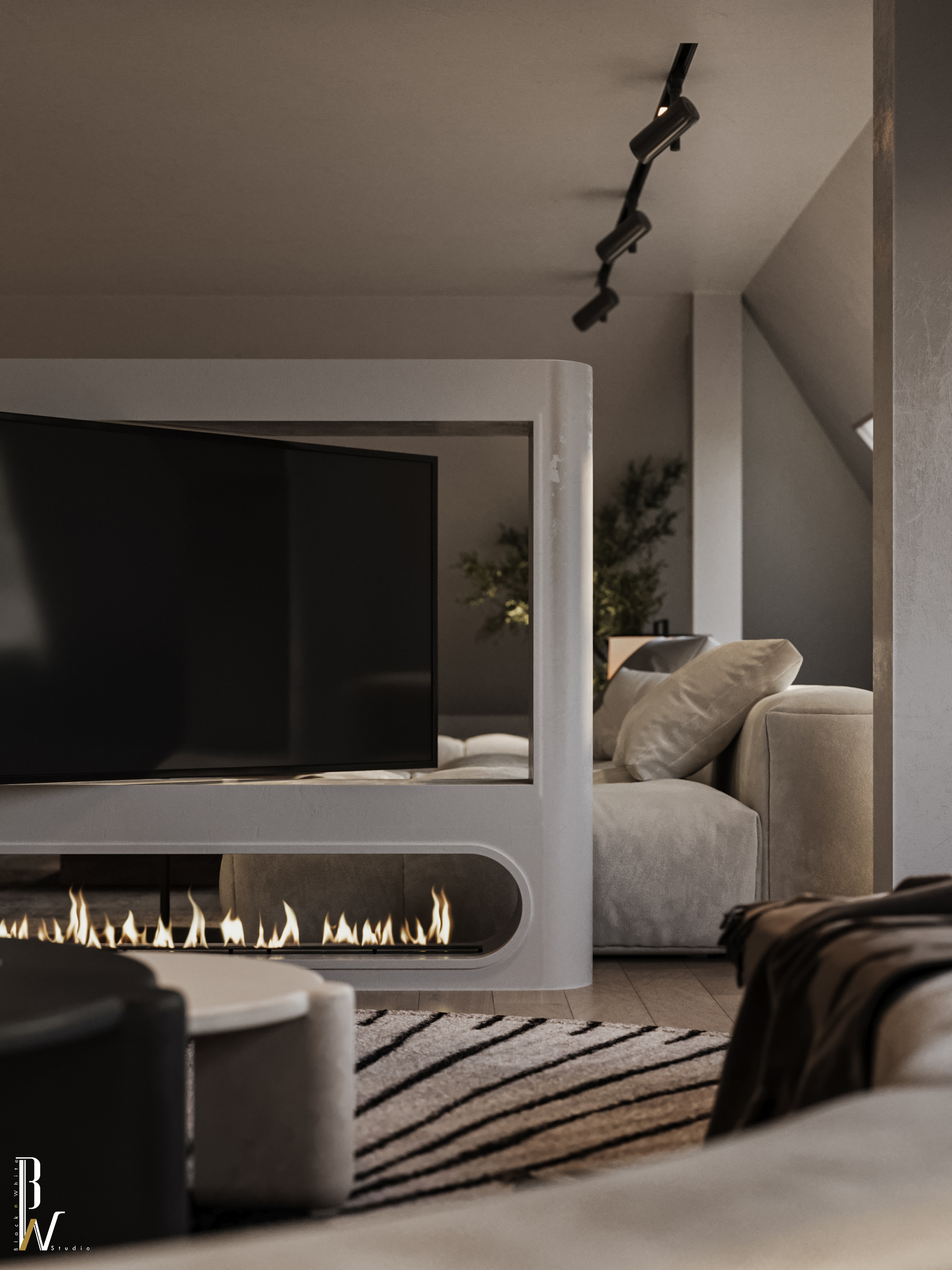 坡顶房屋居住区域丨英国曼彻斯特丨Black N White-18