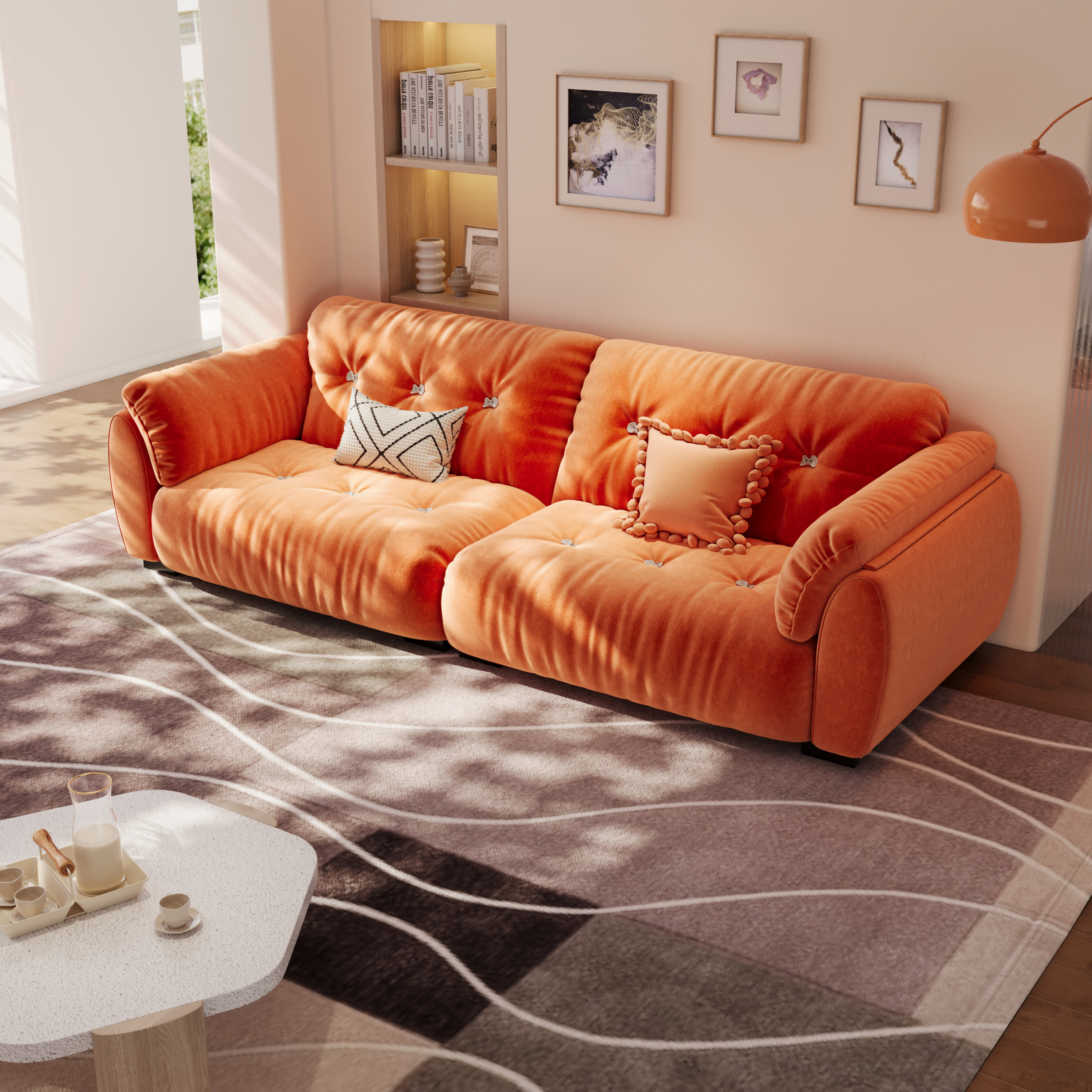 室内沙发休闲椅效果图-4