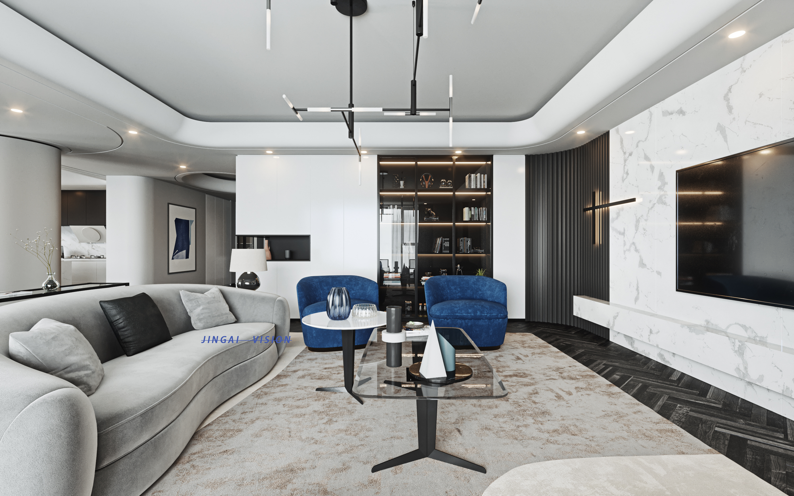 现代克莱因蓝的 FS 渲染器空间-8