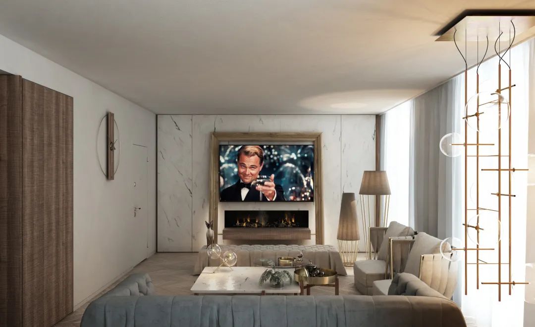 意大利伦巴第湖景大平层丨当地知名设计团队-7