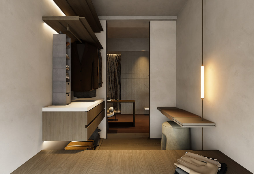 琢光石境・城市靜奢居,弧影棲所・城市輕奢私寓丨中国台湾丨藍雅設計事務所-42