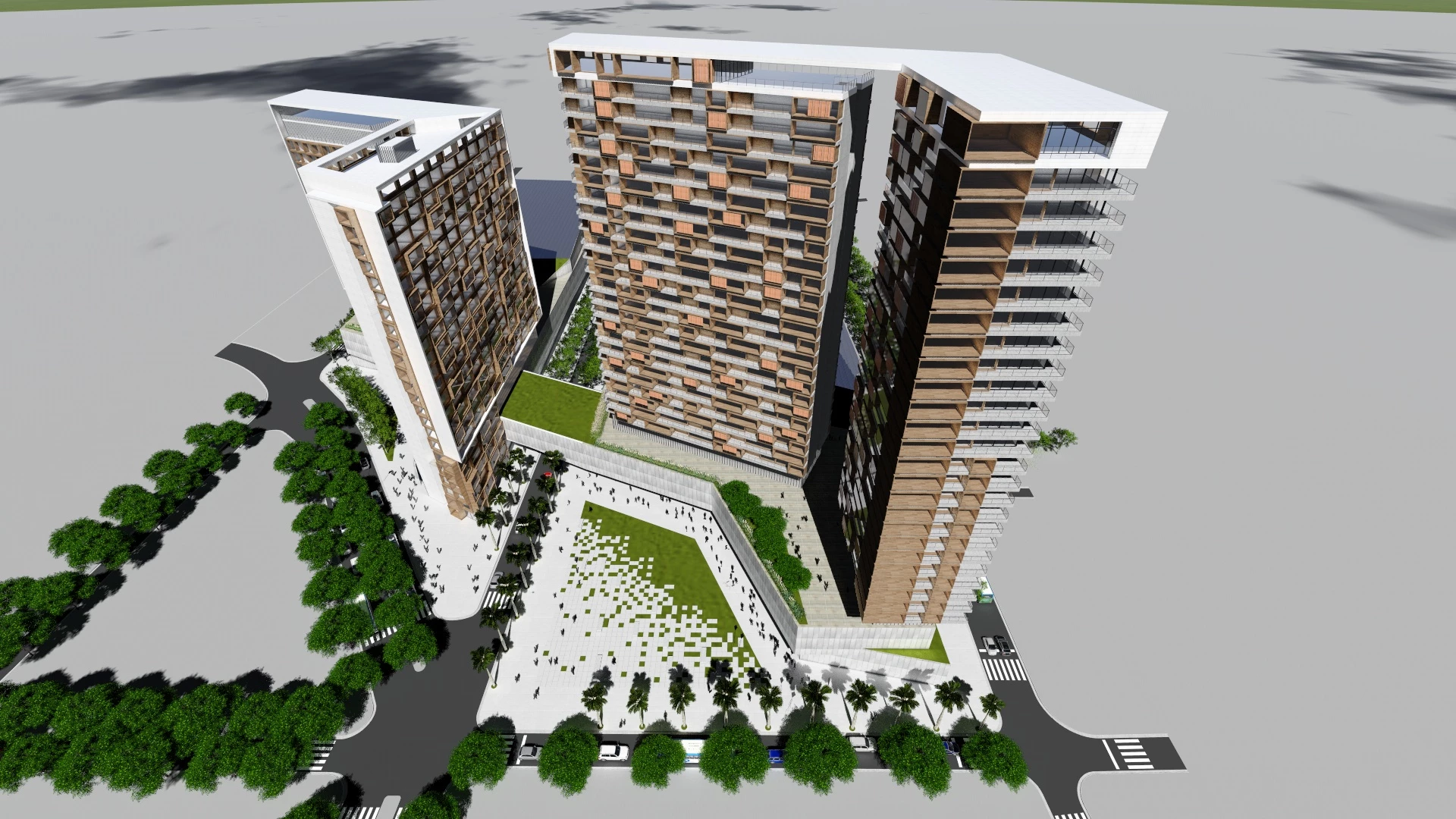 巴西 Indaiatuba 混合用途建筑-9