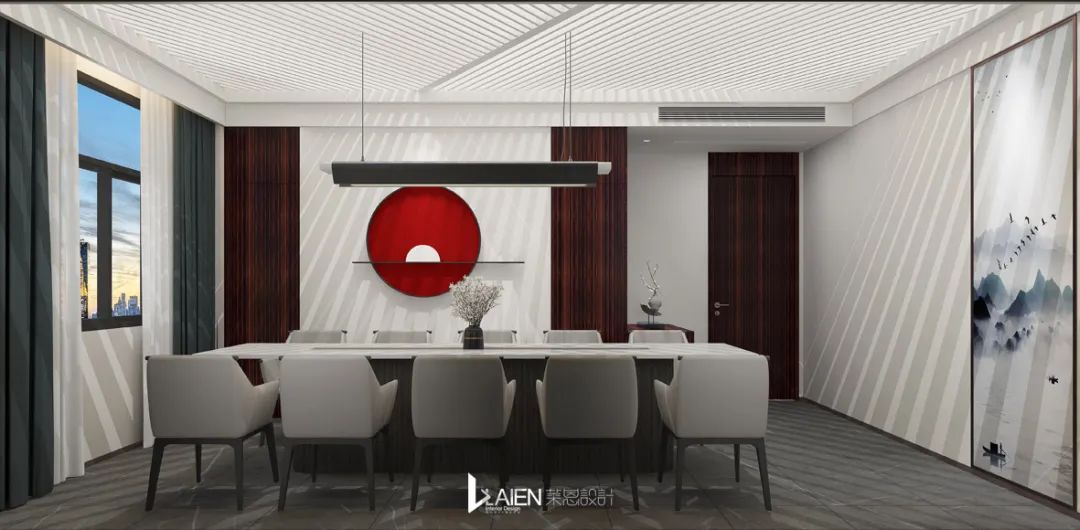 茂菊口腔上海总部办公室 | 新中式风格的海纳百川设计-30