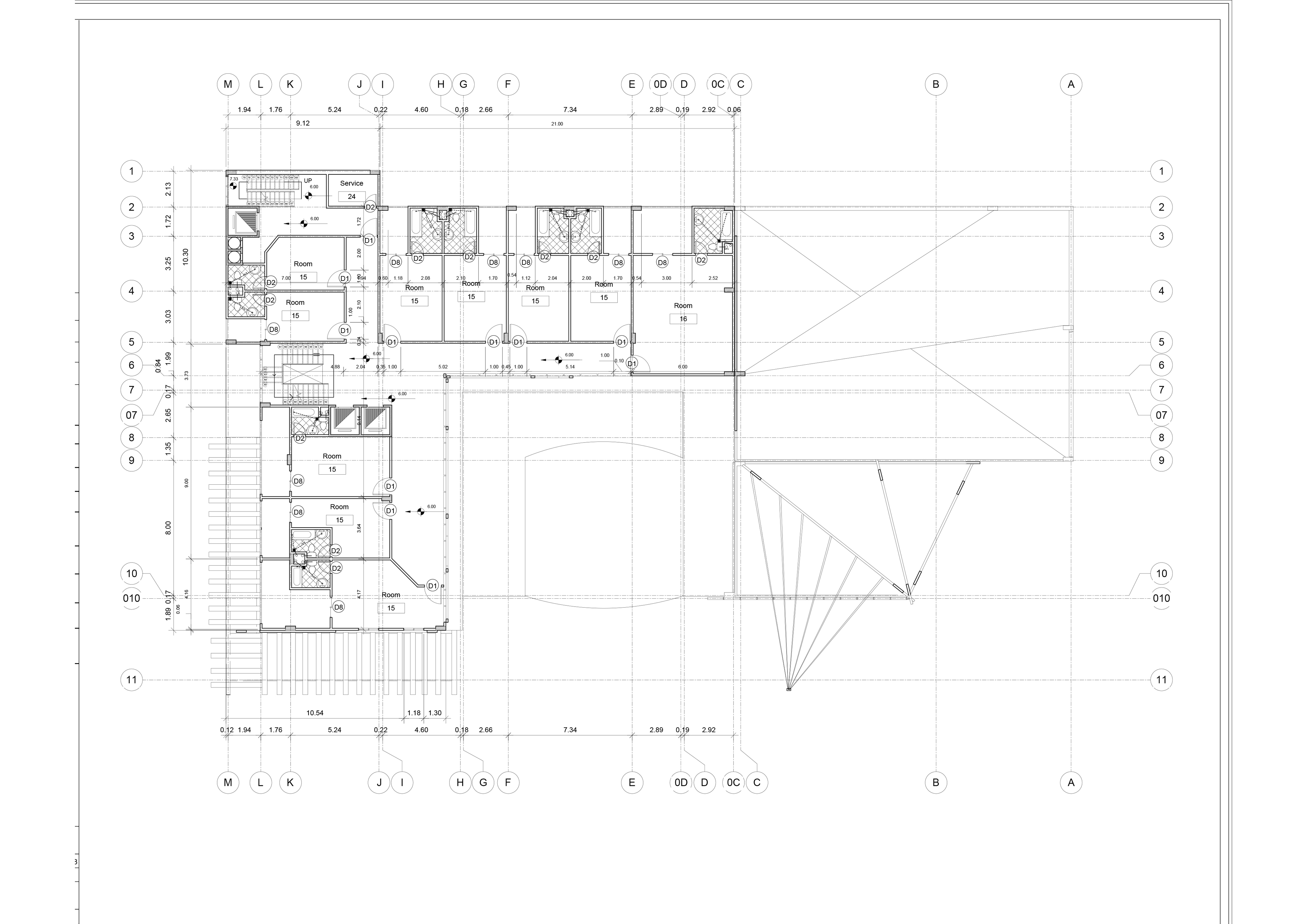 俱乐部会所项目丨埃及开罗丨Revit Architecture-10