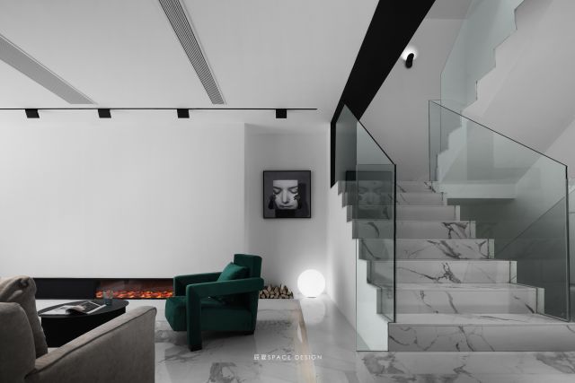 《视界》空间设计 | 辰夏作品,黑白灰世界的温馨与放松-0