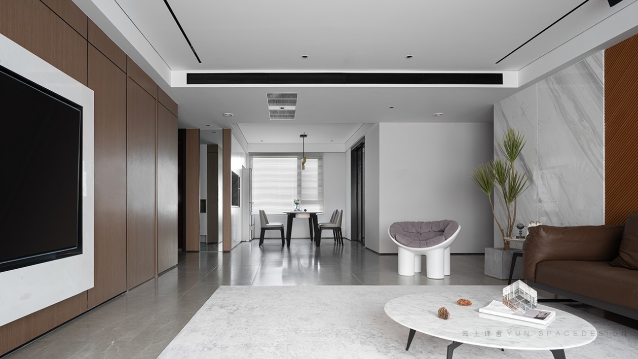 淄博紫薇园 199㎡现代轻奢住宅设计 | 品质生活,优雅时尚-31