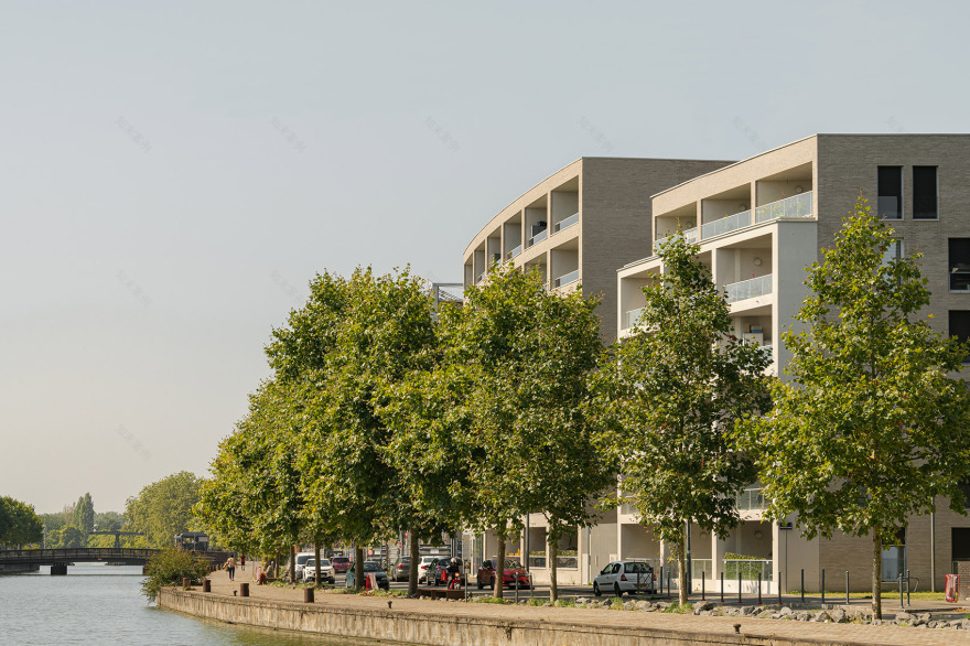 Rives de la Haute Deûle开发区13B地块设计,里尔 / KAAN Architecten-11