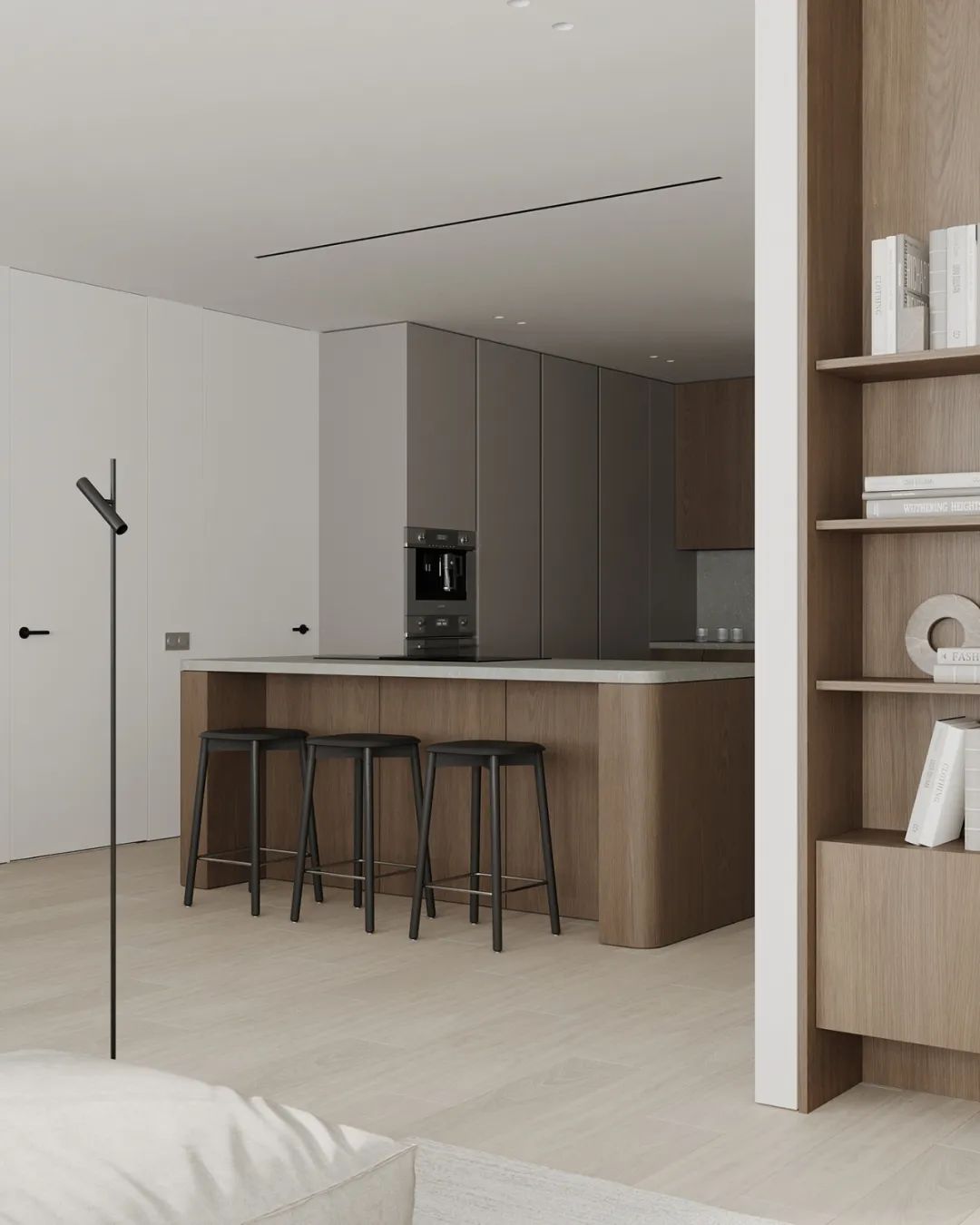 极简自然的 82㎡精致住宅丨Sofia Rubinskaya-7