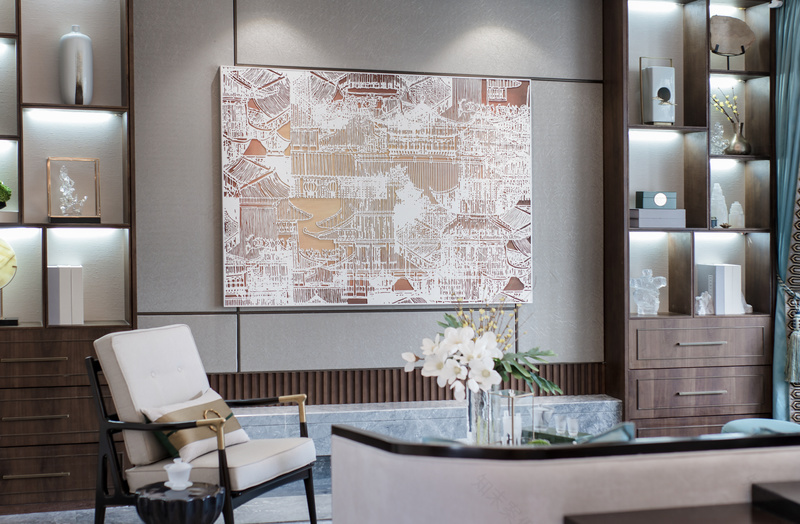 中建蓝城宣城桃花源——新中式风雅之居-7