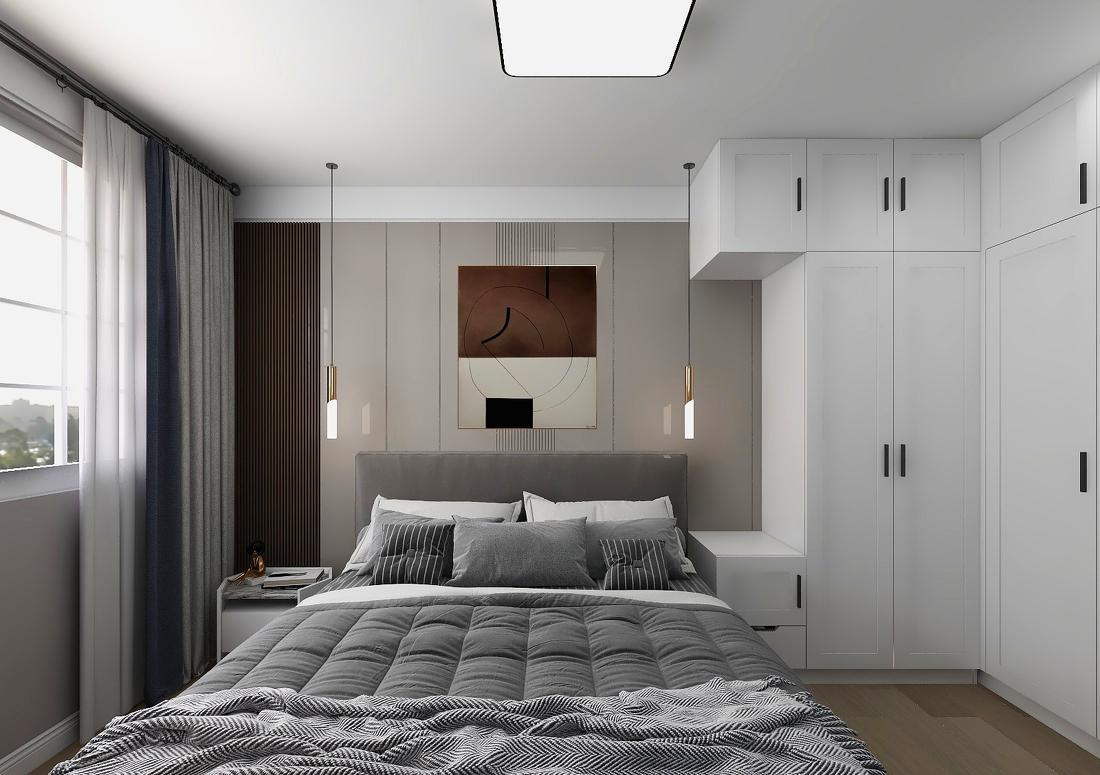 57 平米现代简约风格家居设计-10