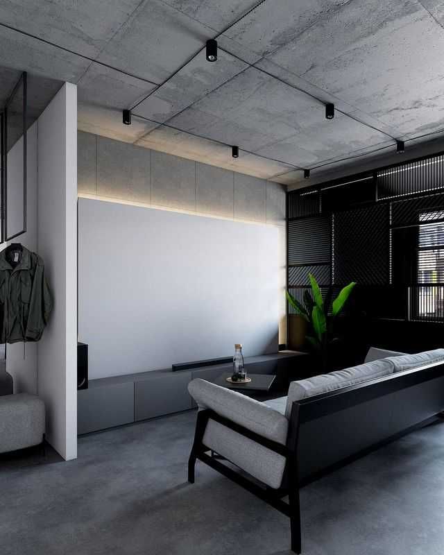 Квартира-студия в стиле лофт - 6 проектов, Фото интерьеров-38
