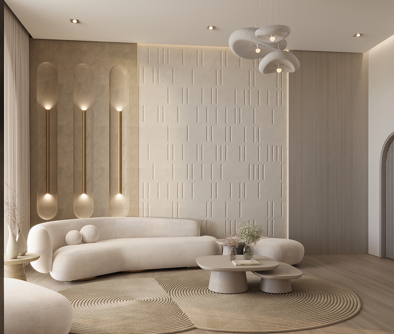 Wabi sabi Master Bedroom in UAE-2