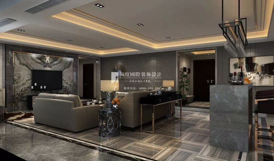 港式轻奢风,打造城投现代雅居-21