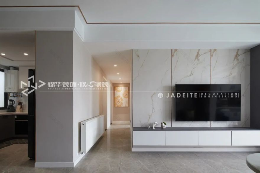 第一国际 116㎡现代轻奢空间设计丨锦华装饰-27