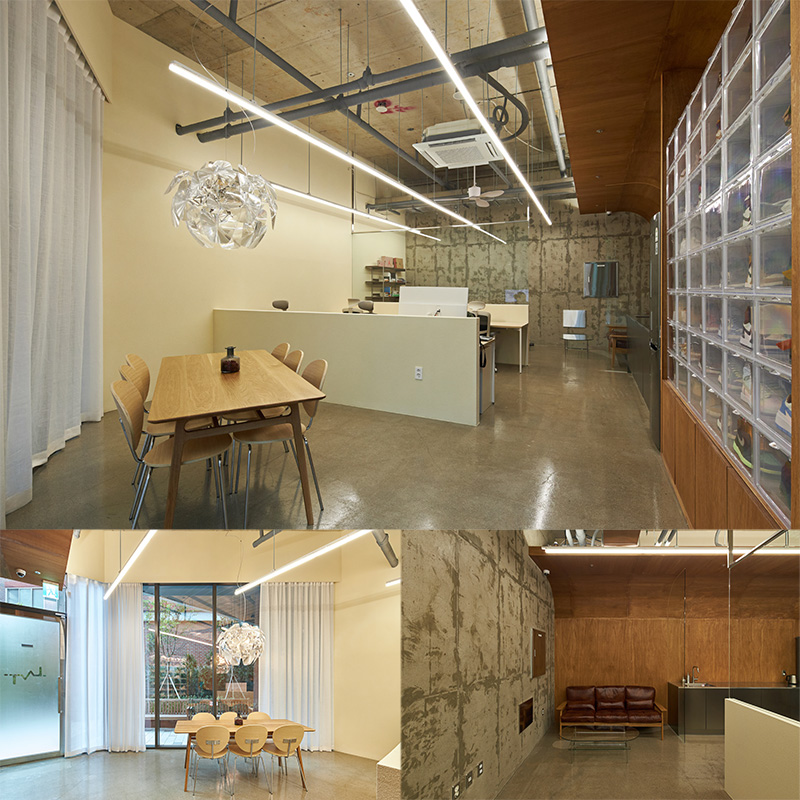 白色&木质，打造 17 平米办公室的极简氛围-1